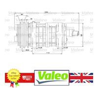 Genuine Valeo AC Compressor 700853
