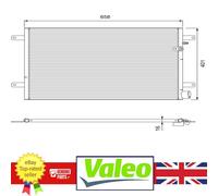 Genuine Valeo AC Condenser for Audi A6 06-11 4F0260401E