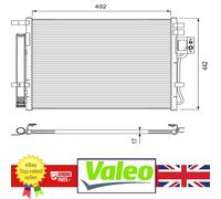 Genuine Valeo AC Condenser for Kia SORENTO 09-15 97606-2P000