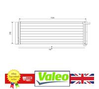 Genuine Valeo AC Condenser for Porsche PANAMERA 09-16 97057311100