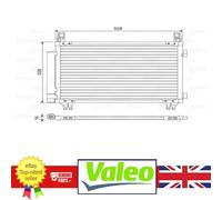 Genuine Valeo AC Condenser for Toyota YARIS 10-20 88460-0D200