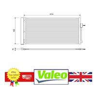 Genuine Valeo AC Condenser for Vauxhall AMPERA 11-15 1850193
