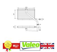 Genuine Valeo Heater Matrix for BMW 5 95-03 X5 00-06 64118385689