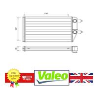 Genuine Valeo Heater Matrix for Citroen JUMPER Fiat DUCATO 6448-R0