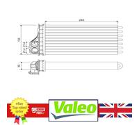 Genuine Valeo Heater Matrix for Citroen XSARA 99-12 6448-N3