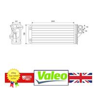 Genuine Valeo Heater Matrix for Nissan PRIMASTAR 27115-00Q0E