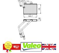 Genuine Valeo Heater Matrix for Nissan QASHQAI 06-14 27140-BR12B