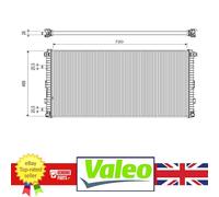 Genuine Valeo Radiator for Audi A6 20- A7 18- Q7 15-19 4M0145804AA