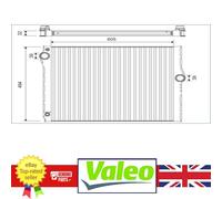 Genuine Valeo Radiator for BMW 7 08-15 17117570093