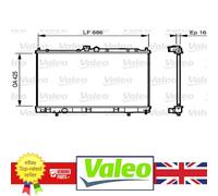 Genuine Valeo Radiator for Mitsubishi OUTLANDER 02-07 MR993742