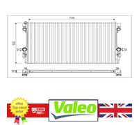 Genuine Valeo Radiator for Porsche PANAMERA 10-16 97010613102