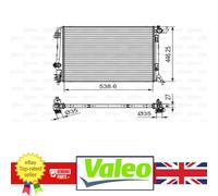 Genuine Valeo Radiator for Renault GRAND MEGANE SCENIC 214108607R