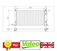 Genuine Valeo Radiator for Renault KANGOO 08- 8200418329