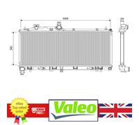 Genuine Valeo Radiator for Subaru FORESTER 08-13 45119-SC020