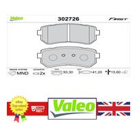 Genuine Valeo Rear Brake Pad Set for Hyundai i20 08-15 58302-1JA31