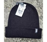 Genuine VANS Black Soft Knit BEANIE HAT 'Cuff UP OR DOWN' Skateboarding UNISEX