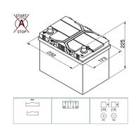 Genuine Varta Car Battery 5604110543132 D48 Type 014 / 005R 60Ah 540CCA Quality