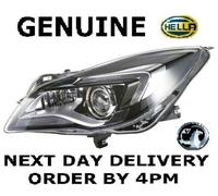 Hella Headlight for Vauxhall Insignia MK I Sedan – Xenon LED DRL, Left-hand, 2009–2017