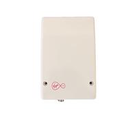 Genuine Virgin Media Slim Isolated White Internal use Wall Box Outlet Socket with Down Facing Isolator for TiVo Set Top Digital TV or Superhub Fibre Broadband Modem Indoor Supply Feed