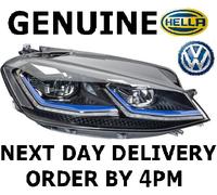 GENUINE VW Golf GTE MK7.5 LED Hella Headlight Right Driver Side 2017-20