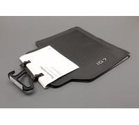 Volkswagen Rubber Car Mats Premium, Black, For VW ID.7 from 2023, Rear, Original, 2 Pieces