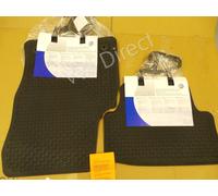 Genuine VW T-Roc RHD - All Weather Rubber Front & Rear Floor Mats with Logo