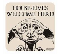 Genuine Warner Bros Harry Potter Dobby House Elves Welcome Single Coaster Drinks Mat