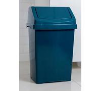 Genuine Wham 50L Navy Blue Swing Bin with Removable Lid, Lightweight, 66.5cm x 40cm x 33cm