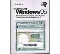 Genuine WINDOWS 95 LICENCE AND BOOKLET ONLY - No disc.