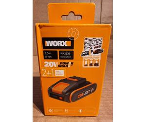 Genuine Worx WA3639 PowerShare 20V 2.0Ah Li-ion Charge Indicator Battery Pack