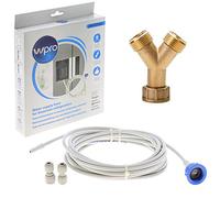 Genuine Wpro Wpro Mains Water Supply Tube & Fitting Kit For American Fridge Freezers - Clear Plastic 6m Hose Kit - Hardware Components - 1 Pack
