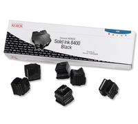 Genuine Xerox 108R00608 Solid Ink 8400 Black Pack of 6 A- Vat Inc