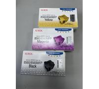 GENUINE XEROX Phaser 8560 8560MFP MYK Solid Ink 108R00724/5/6 Black Yellow Magen