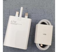Genuine Xiaomi 67W Ultra Fast Charger UK Plug & Cable For Redmi Note 17 / 17 Pro