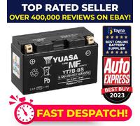 Genuine Yuasa YT7B-BS High Power AGM GEL Motorbike Motorcycle Battery YT7BBS