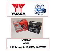 Genuine Yuasa YTZ14S for Honda CBR 1100 XX SUPER BLACKBIRD 2001-2006