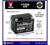 Genuine Yuasa YTZ5S High Power AGM GEL Motorbike Motorcycle Battery