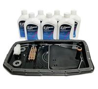 GENUINE ZF FOR BMW AND FOR LANDROVER 6HP26 6HP28 AUTOMATIC TRANSMISSION SUMP PAN FILTER WITH GASKET AND FILTER AND LIFEGUARD 6 7 LITRES GEARBOX SERVICE KIT