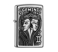 Genuine ZIPPO Lighters 12 Zodiacs Windproof Petrol Refillable Cigarette Lighter