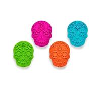 GenuineFred Multicolor Skull Cookie Cutter Set of 4