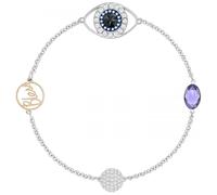 GenuineSwarovski Remix Evil Eye Bracelet Size M Eye Rhodium Plated 5365749