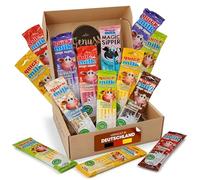 Genussleben Quickmilk Drinking Tubes Variety Mix 105 Pieces - Storage Pack with Many Flavours - Flavoured Milk Straws for Children & Family