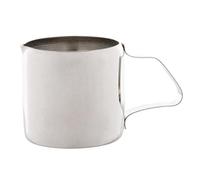 Olympia Concorde Stainless Steel Milk Jug 85 ml/3 oz, Mirror Finish, Precise Pouring Spout, Heat Resistant Handle, Small Sauce or Milk Cream Custard Jug, Dishwasher Safe, J738