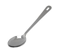 Genware 300014 Stainless Steel Serving Spoon with Hanging Hole, 14 inches Length