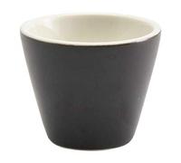 Genware 369011MBK Royal Conical Bowl, 10.5 cm Diameter, Matte Black (Pack of 6)