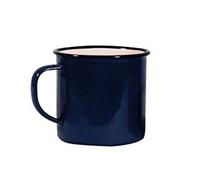 Genware 50018BLUE Enamel Mug, 36 cL/12.5 oz., Blue