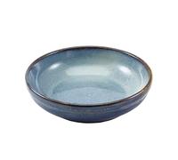 Genware Aqua Blue Terra Porcelain Coupe Bowl 45.75oz /1.3 Litre x 6
