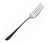 Genware Baguette 18/10 Cutlery Dessert Forks - Set of 12 - Stainless Steel Dessert Forks