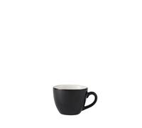 GenWare Bowl Shaped Black Porcelain Cup 9cl (1x6)