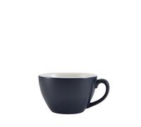 GenWare Bowl Shaped Matt Blue Porcelain Cup 34cl (1 x 6)